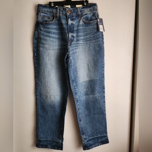 NWTSuper-High Rise Vintage Straight Jeans - Universal Thread™ Medium Wash SZ 8R - Picture 5 of 9
